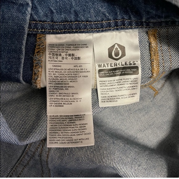 Levi’s Vintage Shortall Overall Shorts Free Ride - Picture 11 of 14